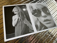 Debbie Harry/Blondie: Two 2019 Face It photo cards. 7x5 inch x2