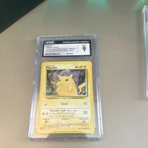 Pokémon Pikachu Trading Card Game Classic Holo CGC 9 008/034 2023