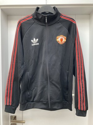 Adidas Manchester United Jacke Schwarz Größe M