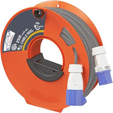 25M Empty Cable Reel - Ideal for Caravan, Camping, Garden Hoses & More