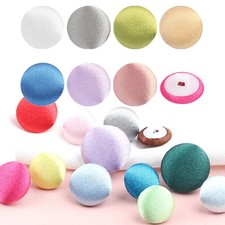 50PCS Colorful Satin Fabric Snaps for Jacket Coats Costume Making & Sewing Kits