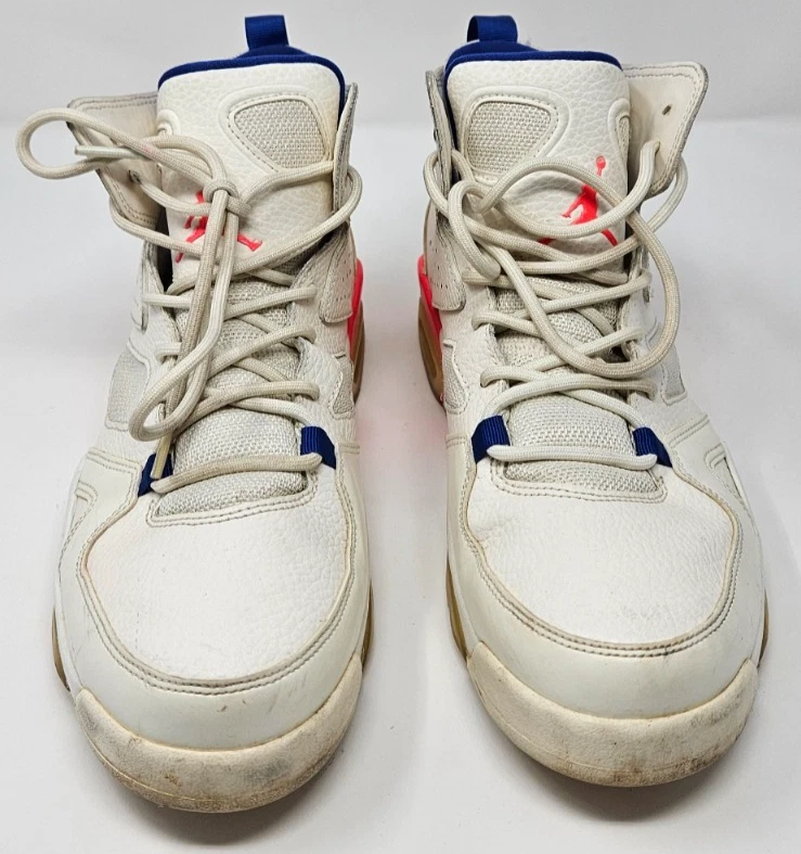 Tênis Nike Air Jordan Flight Club 91 Masculino 8.5 Tamanho Ultramarino Branco Azul Rosa - Imagem 4 de 4