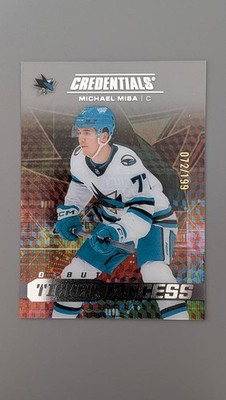 2025-26 Upper Deck Credentials Debut Ticket Access Actetate Michael Misa /199 RC