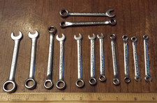 Lot Of 13 Craftsman Open Endcombination Ignition Wrenches Usa -preowned