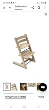Sedia Ergonomica Stokke, colore faggio 