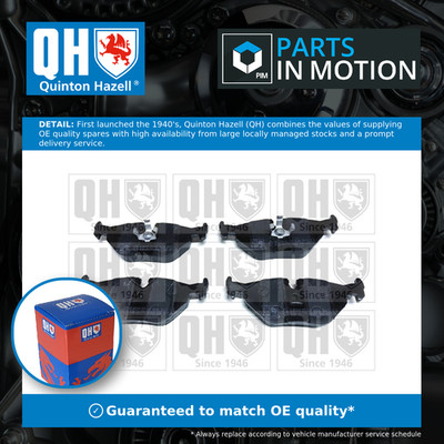Brake Pads Set Rear BP532 Quinton Hazell 34211157334 34211157563 34211158108 New