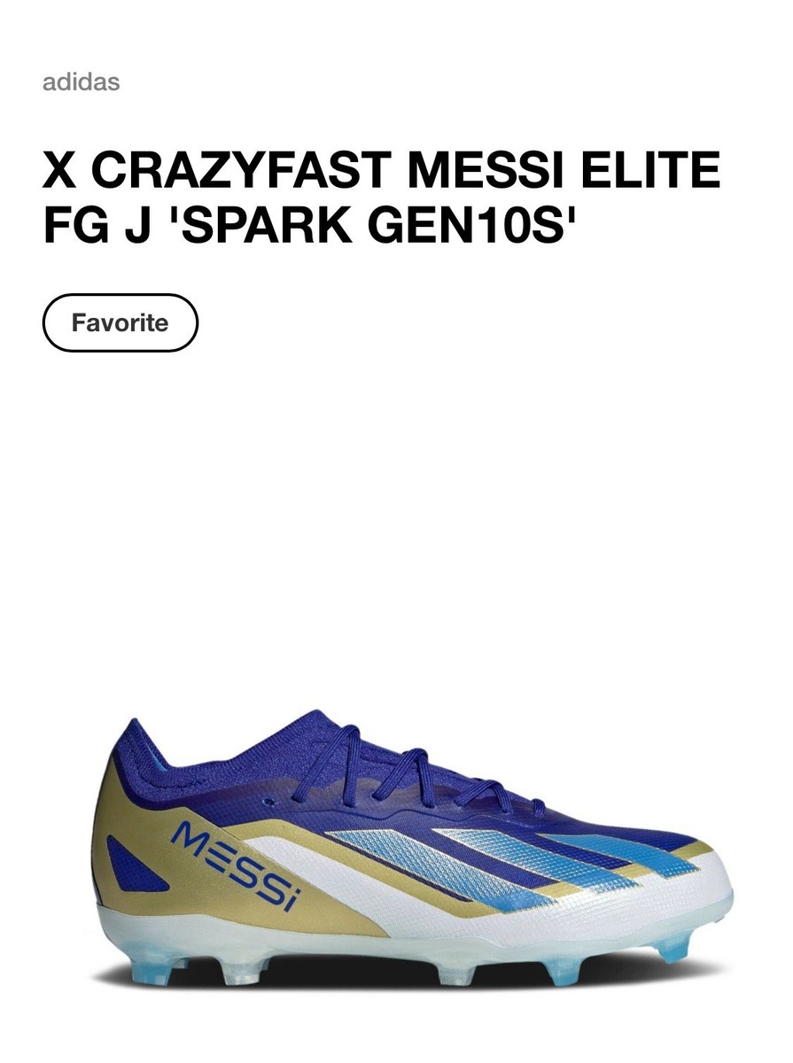 IE8676 (Boys & Girls 4-7)10.5K adidas X Crazyfast Messi