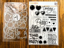 Simon Says Stamp Life’s a Party Stamp Set & Matching Dies – Retired NEW