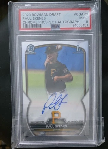 2023 Bowman Draft Paul Skenes 1st Bowman Auto PSA 9
