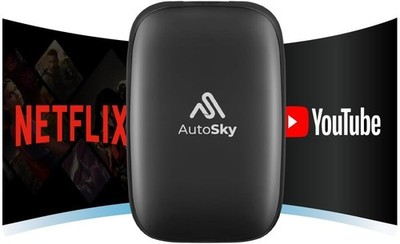 AI Box Lite   Wireless CarPlay & Android Auto Adapter, Plug-and-Play, Fast Conn