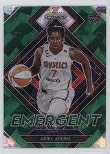 2022 Panini Prizm WNBA Emergent Green Ice Prizm Ariel Atkins #5 00zd