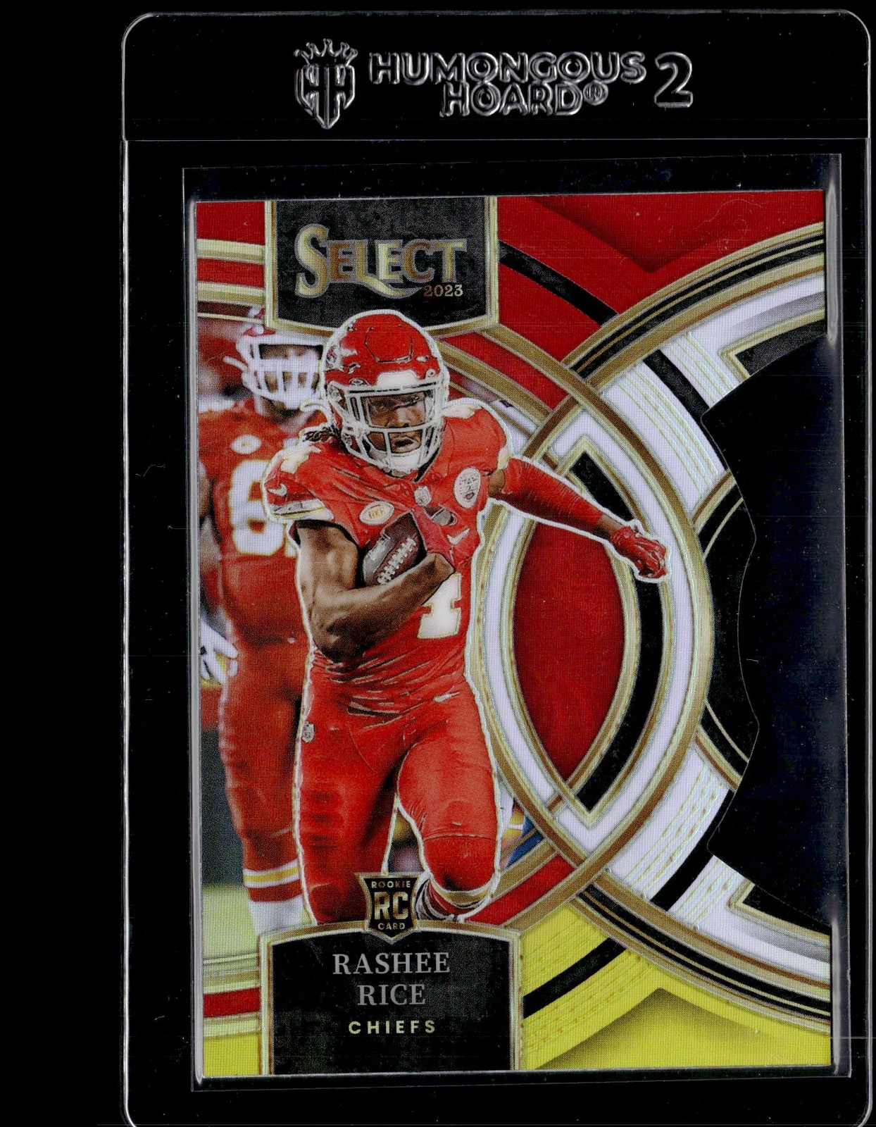 2023 Panini Select Red and Yellow Prizms Die Cuts #132 Rashee Rice RC