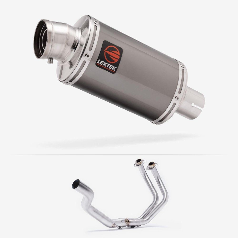 Lextek S/Steel OP15 Exhaust System for Yamaha YZF-R7 (21-24) Pillion Mount