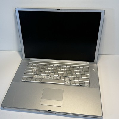 Apple A1095 Mac 15” PowerBook G4 Laptop 2004 Silver “Blinking