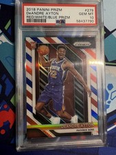 Panini Prizm Deandre Ayton #279 Red White & Blue Rookie PSA 10 Phoenix Suns