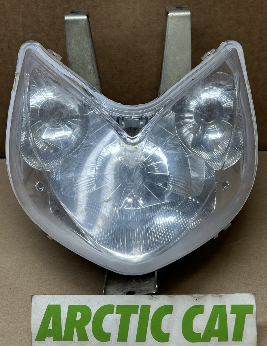 DHD stub 99 ライトグレー 04-08 Arctic Cat DVX 400 Headlight Head Light Lens Frame Housing