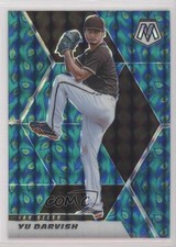 2021 Panini Mosaic Choice Peacock Mosaic Prizm Yu Darvish #54 5sf