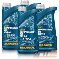 Mannol 4X 1 L Liter Compressor OIL ISO 46 KompressorÖL Kompressor ÖL Kompressor