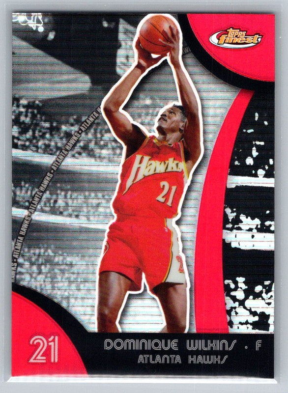 2007 Finest Refractors #42 Dominique Wilkins