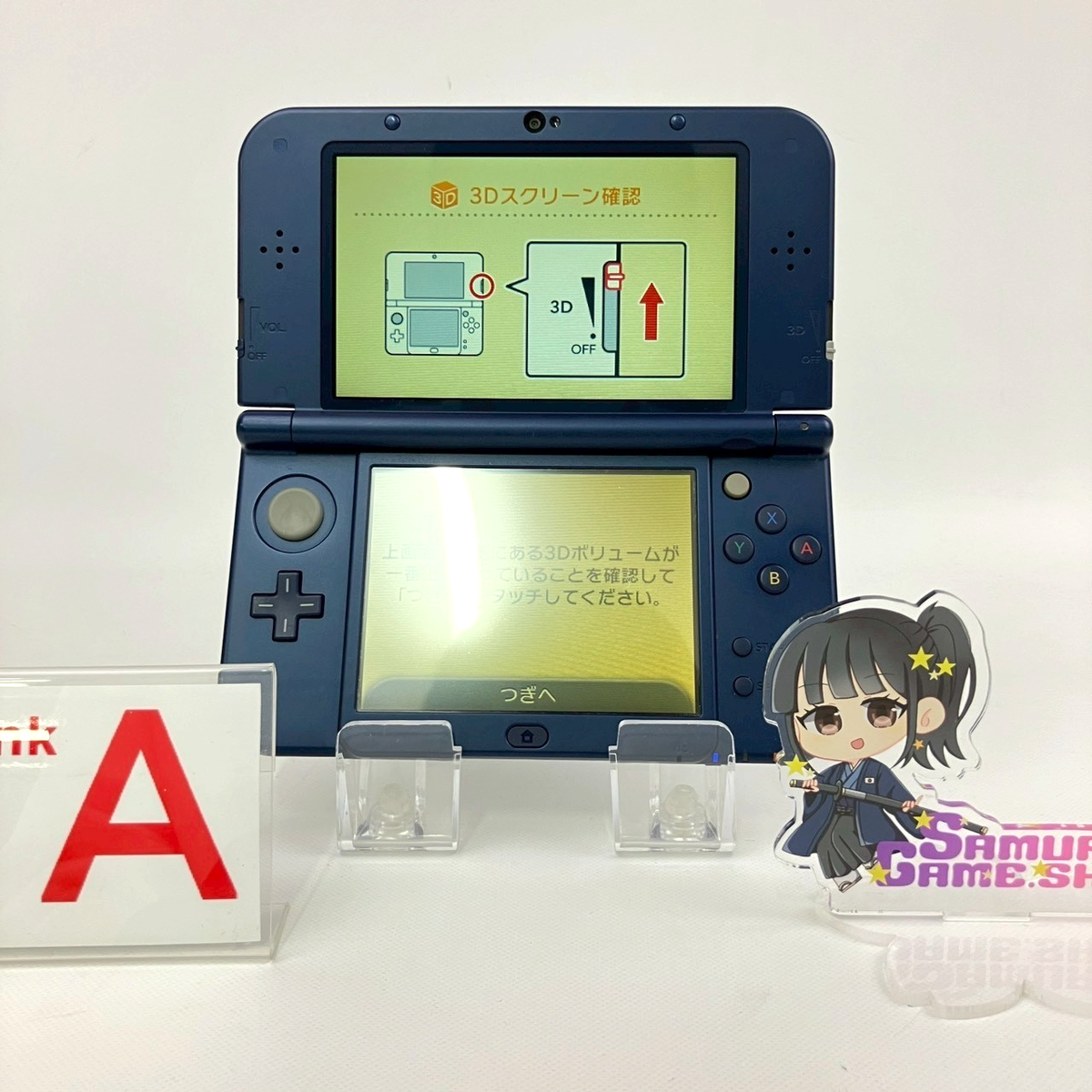 TOP IPS Nintendo new 3DS LL XL Metallic Blue Console Region