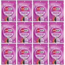 SaltStick Electrolyte FastChews - 120 Mixed 10 Count Pack of 12 , Purple