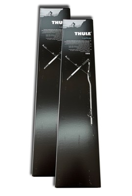 2 Stück THULE 599 UpRide Dach Fahrradhalter Radträger ohne Rahmenkontakt 599001