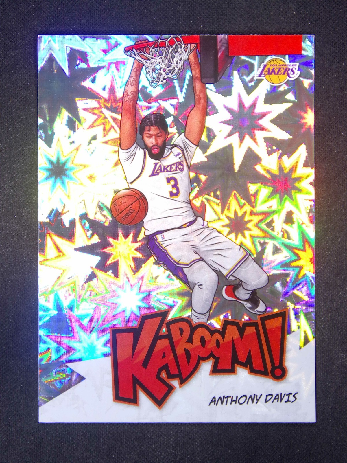 2020-21 Panini Crown Royale Anthony Davis #3 Kaboom SSP