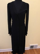 Michael Kors Button Up Maxi Dress Size XS NWT Retail Price $185 Missing Belt 