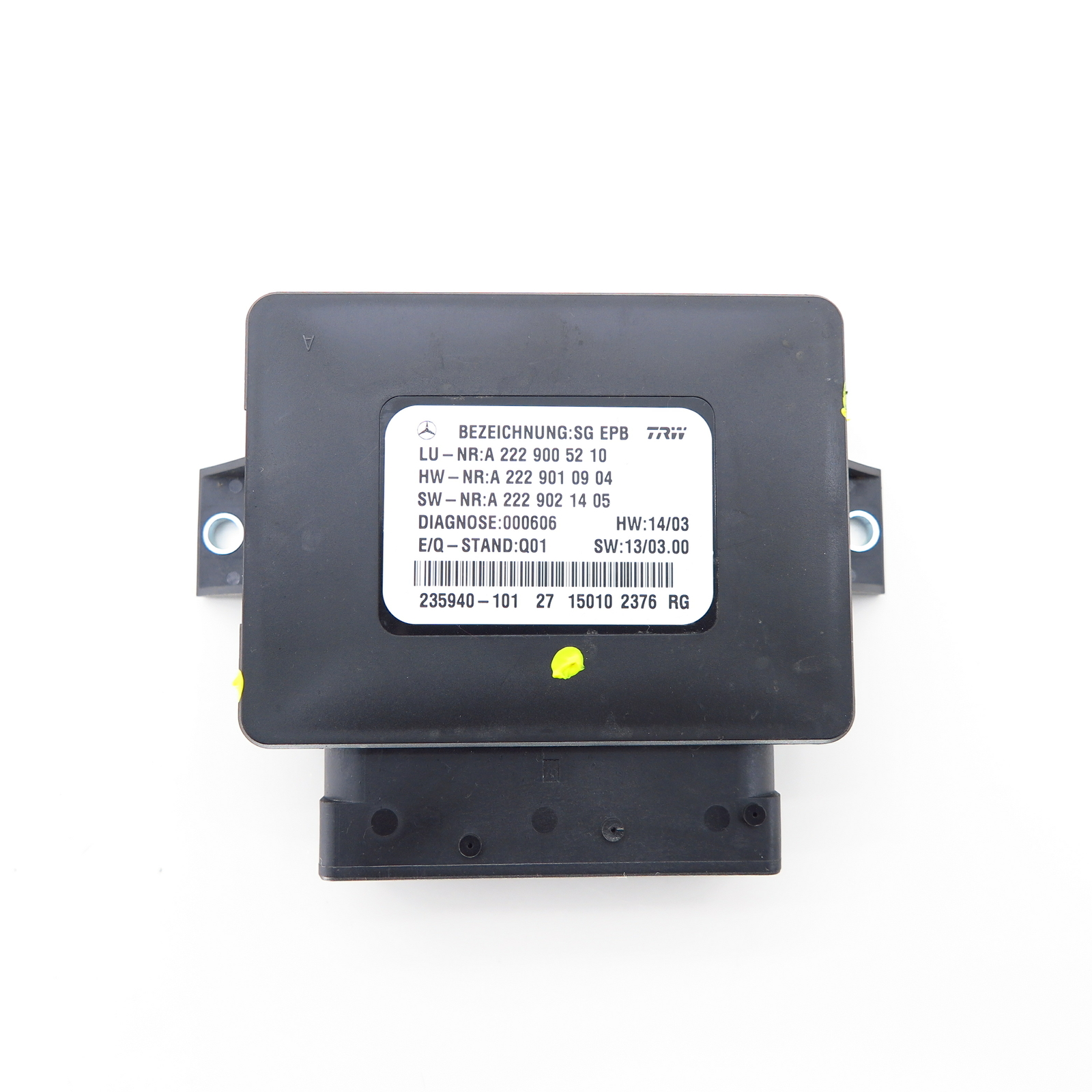 control unit Parking brake Mercedes CClass S205 W205 10.15 A2229005210 eBay