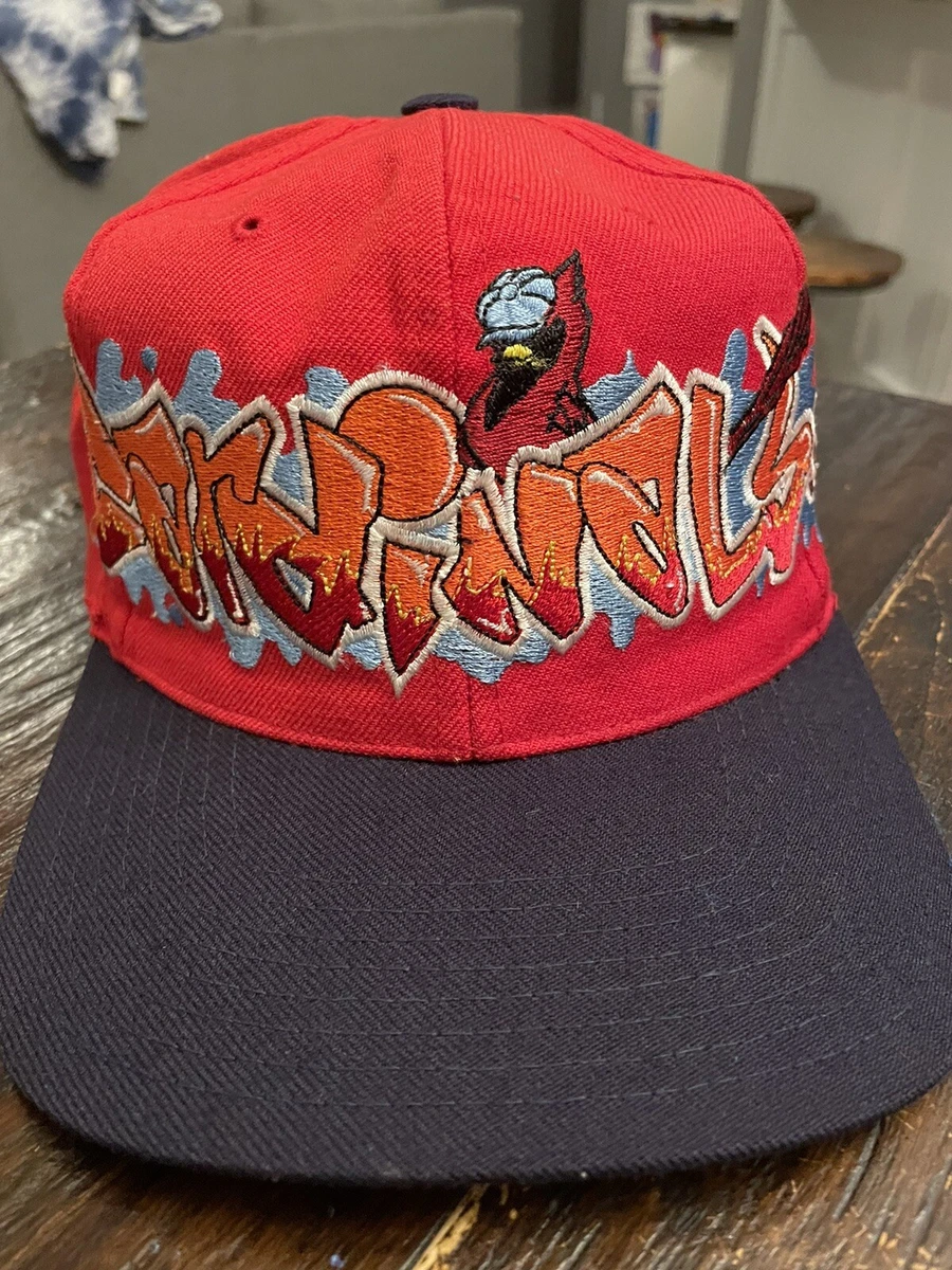 Vintage St Louis Cardinals Graffiti Snapback Hat American Needle