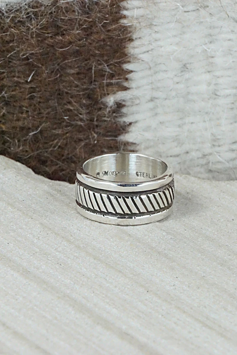 Sterling Silver Ring Bruce Morgan Size 5.5