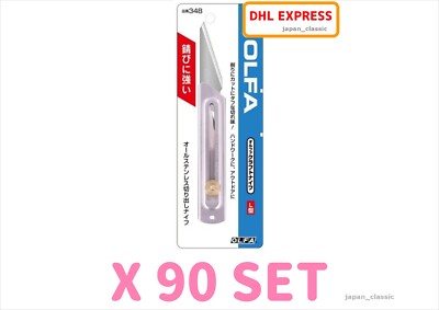 OLFA STAINLESS CRAFT TYPE L 34B JAPAN X 90 SET