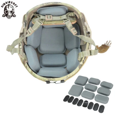 FMA Almohadillas protectoras tácticas militares de airsoft para casco CP