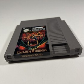 NES Swords Serpents Game Nintendo Entertainment  System Cartridge Tested PAL