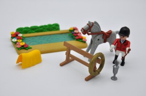 Playmobil - Jockey /cheval / équitation / coupe / mare | eBay
