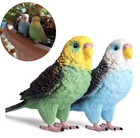 Handmade Budgie, Miniature Bird , Pet Bird Model, Bird Collector Gift