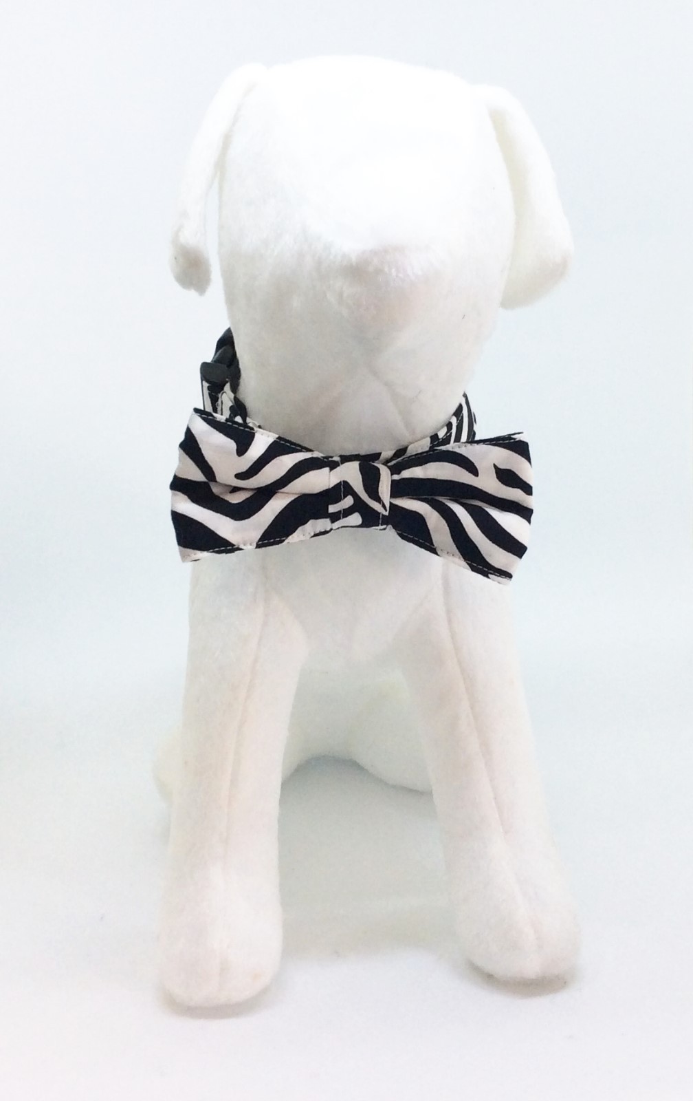 Cravatta con fiocco per cani, stampa zebrata, stampa animalier, safari, fiocco Dickie, accessori per cani foto 2
