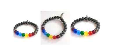 Schönes 7 Chakra Stein Heilung Armband Modeschmuck Reichtum Band Unisex Indien