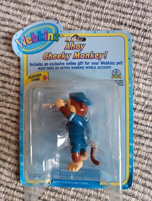 Webkinz Ganz Ahoi Cheeky Monkey Neu In Verpackung Versiegelt