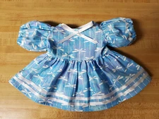 DRAGONFLY BLUE DRESS W/  RIBBONS for 16" CPK Cabbage Patch Kids
