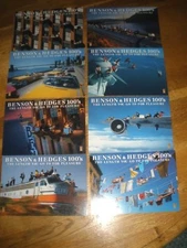 Benson & Hedges 100's" The length you go to" Slogan 8 Post Cards 1980s NOS