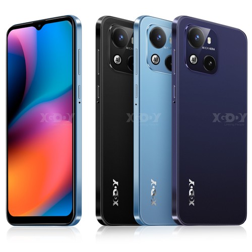 XGODY Cheap 4G 6.3 in Factory Unlocked Phone Android 10 Dual SIM Gift Smartphone