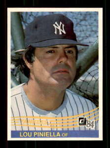 1984 Donruss #274 Lou Piniella NM/NM+ Yankees 212611