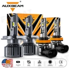 For Toyota Highlander 2008-2010 AUXBEAM Canbus LED Headlight + Fog Light 6500K