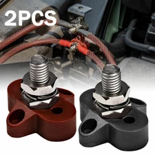 US 48V DC M10 Battery Power Distribution Terminal Block Stud Junction Post 1Pair