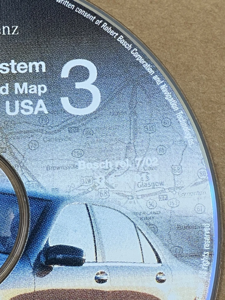 Mercedes C, E, CL, CLK S SL G-Class Navigation Map 3 North Central US, Rel. 7/02 - Image 2 of 2