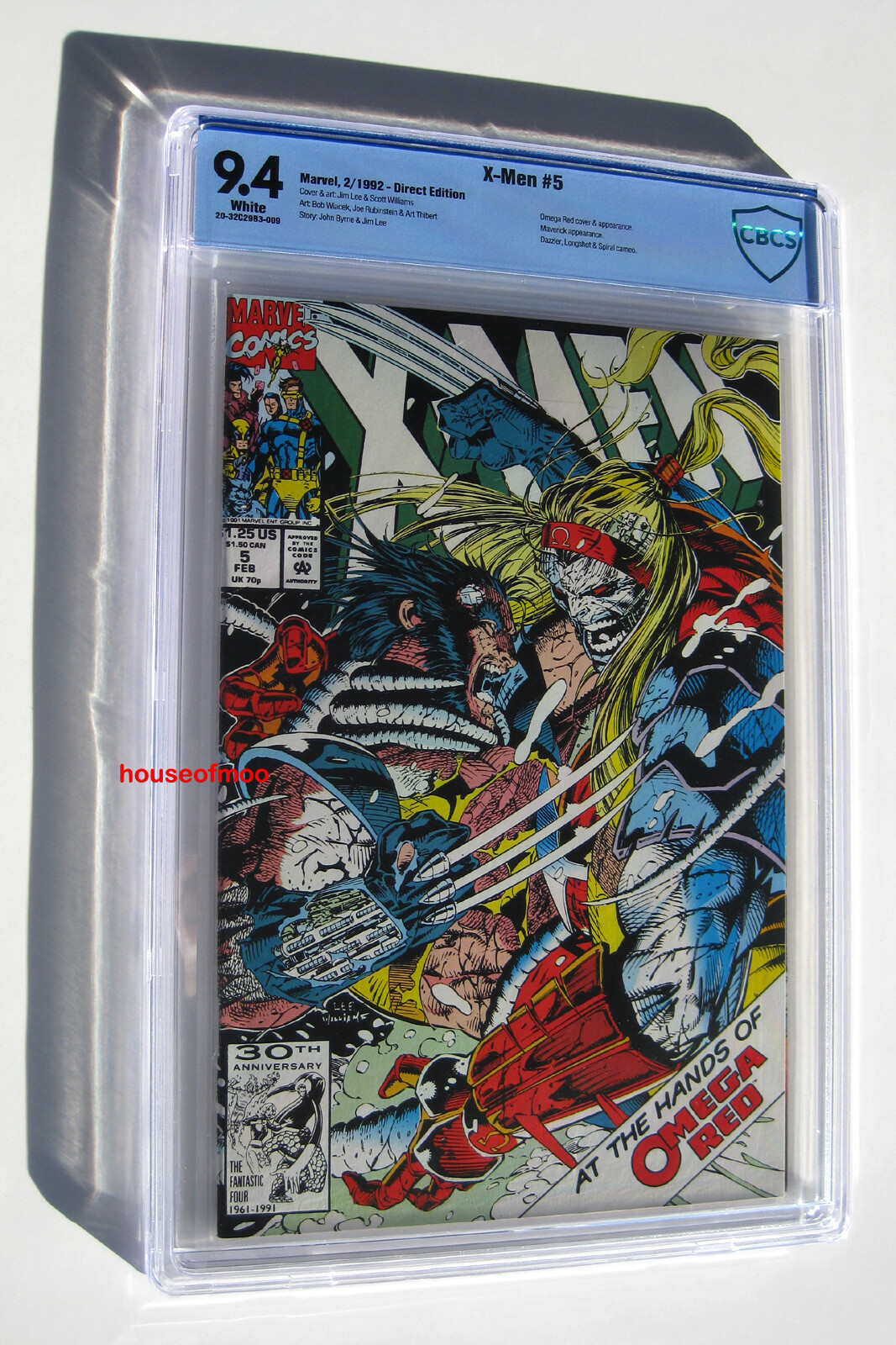X-MEN #5 CBCS 9.4 NM 1ST MAVERICK (Christoph Nord) 2ND APP O
