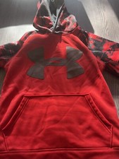 Under Armour Hoodie Sweatshirt Sz Youth Small Cold Gear Sweatshirt