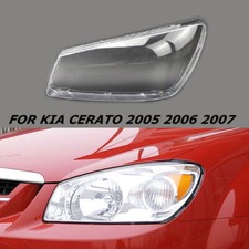 For Kia Cerato 2005 2006 2007 Front Left Headlight Caps Lens Cover Transparent
