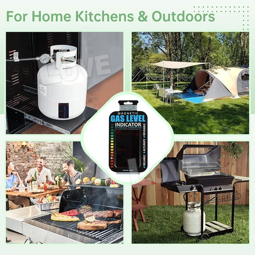 2x Magnetic Gas Tank Level Indicator Bottle Level Gauge BBQ Camping Outdoor Home - Picture 9 of 9